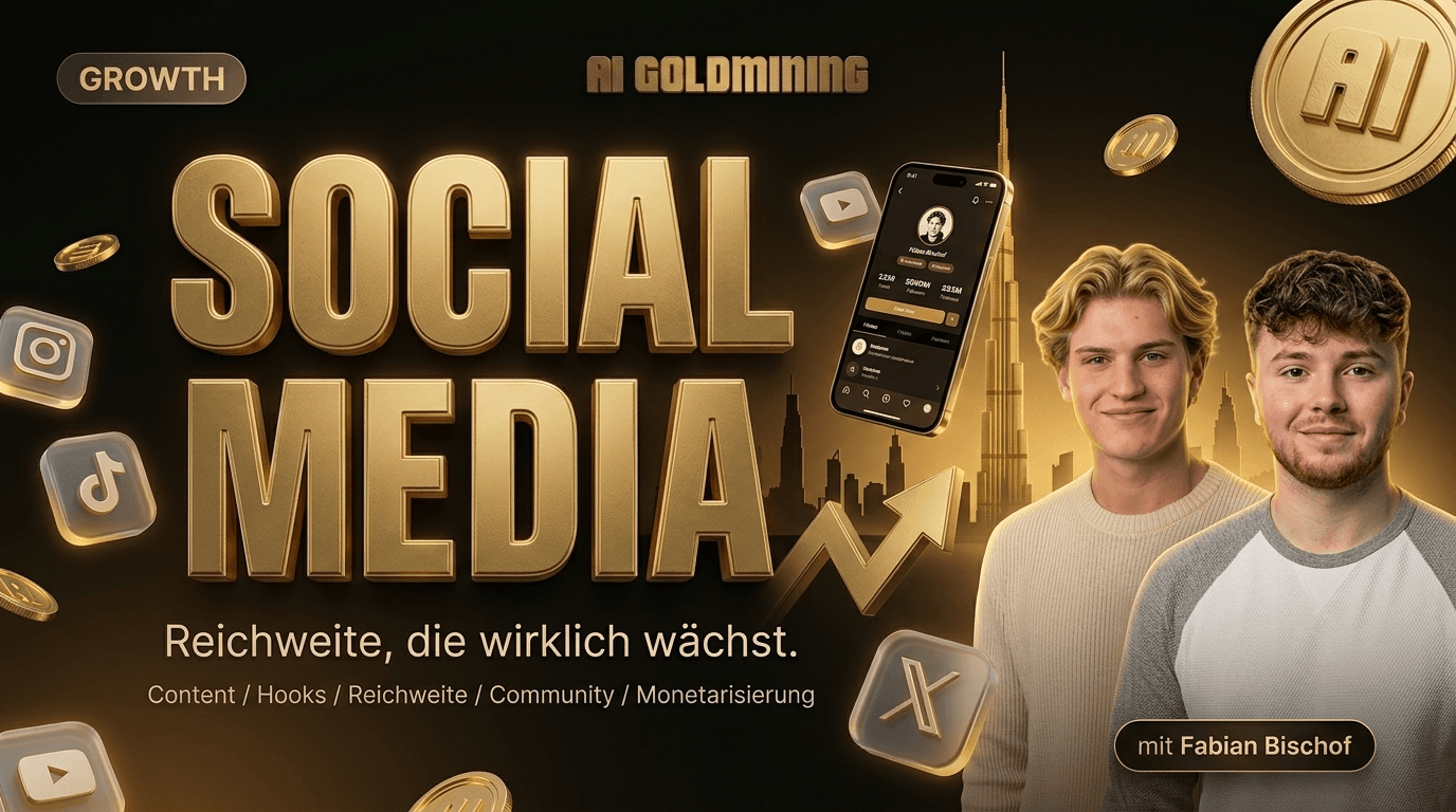 Cover für Social Media Wachstum 0 auf 10k – Organisch wachsen mit System