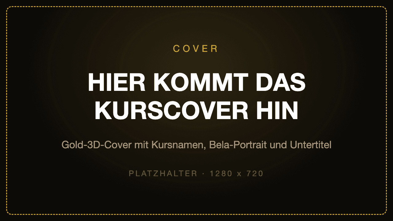 Cover für TEST Produktseite – Hier steht der Subtitle des Kurses